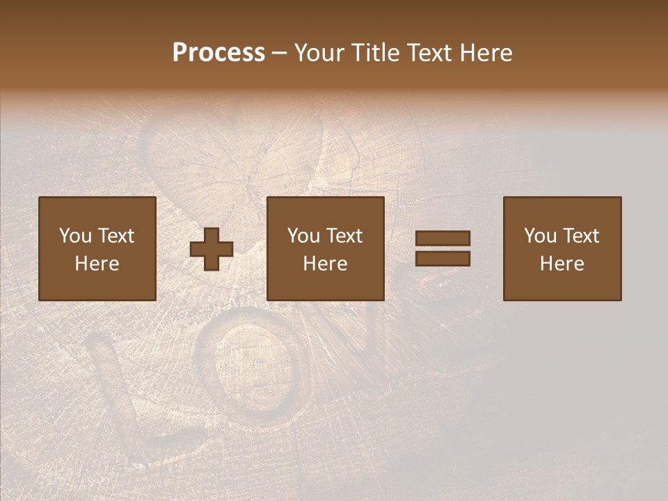 Aging Pine Section PowerPoint Template