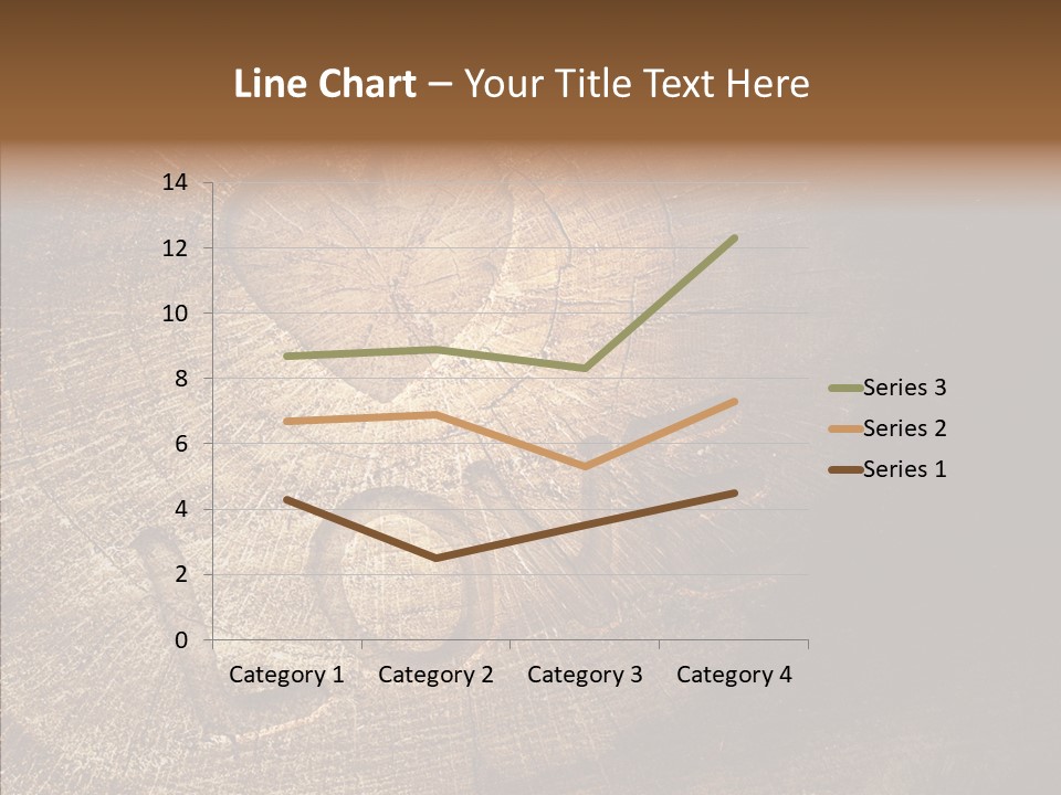 Aging Pine Section PowerPoint Template