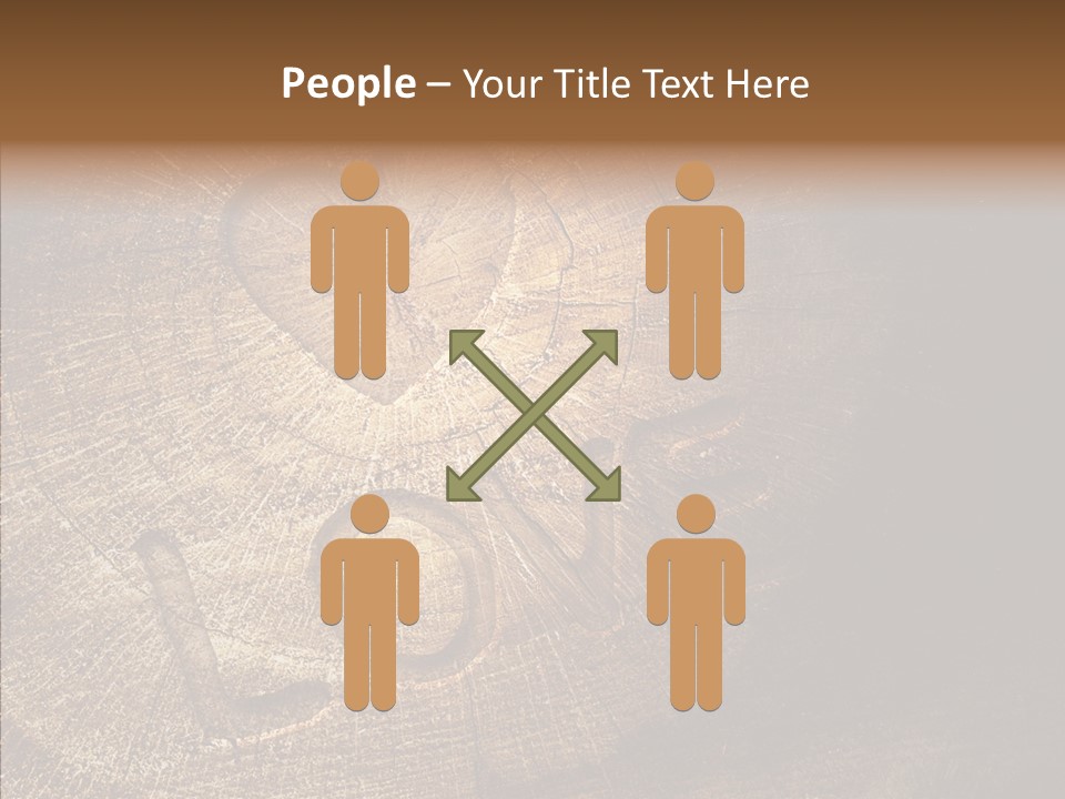 Aging Pine Section PowerPoint Template