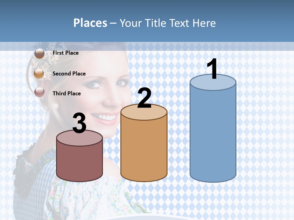 Kleid Frau Allg PowerPoint Template