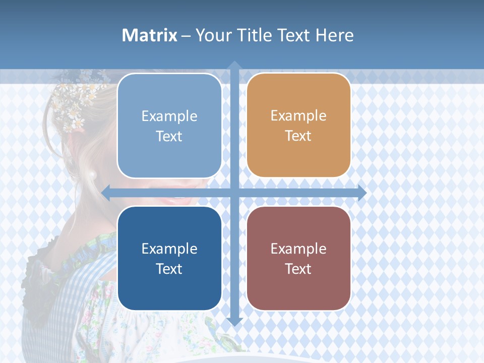 Kleid Frau Allg PowerPoint Template