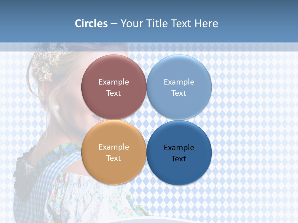 Kleid Frau Allg PowerPoint Template