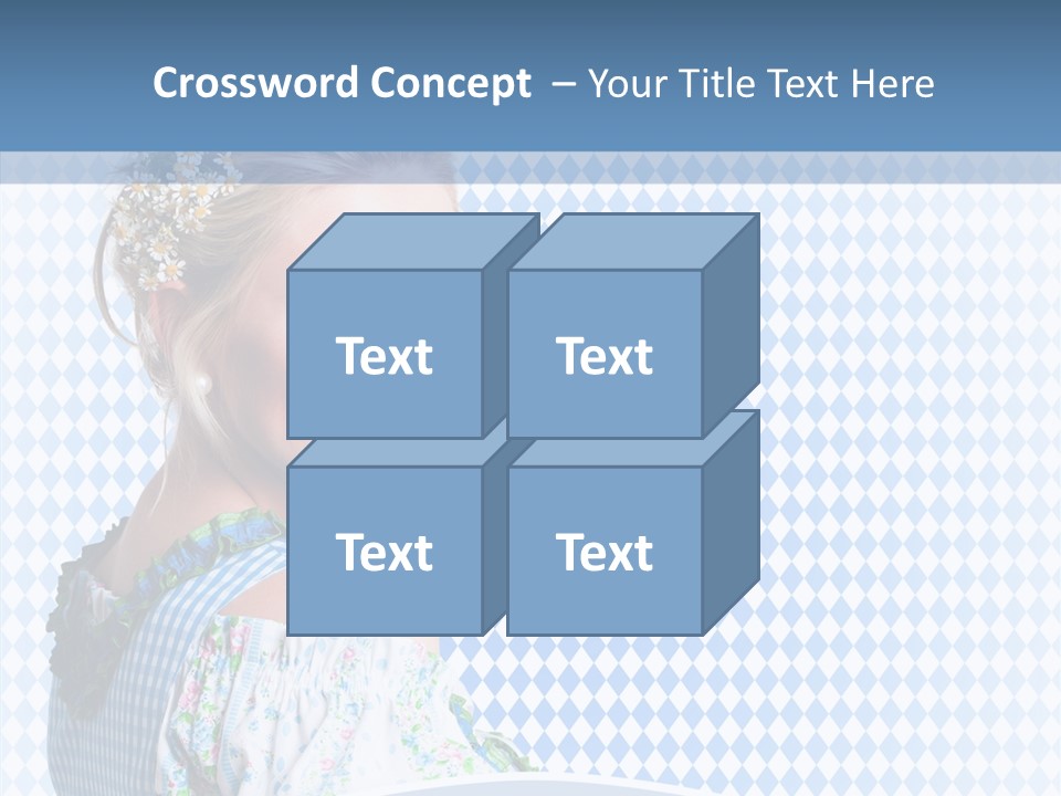 Kleid Frau Allg PowerPoint Template