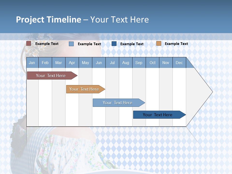 Kleid Frau Allg PowerPoint Template