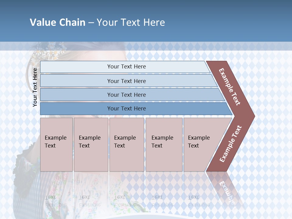 Kleid Frau Allg PowerPoint Template