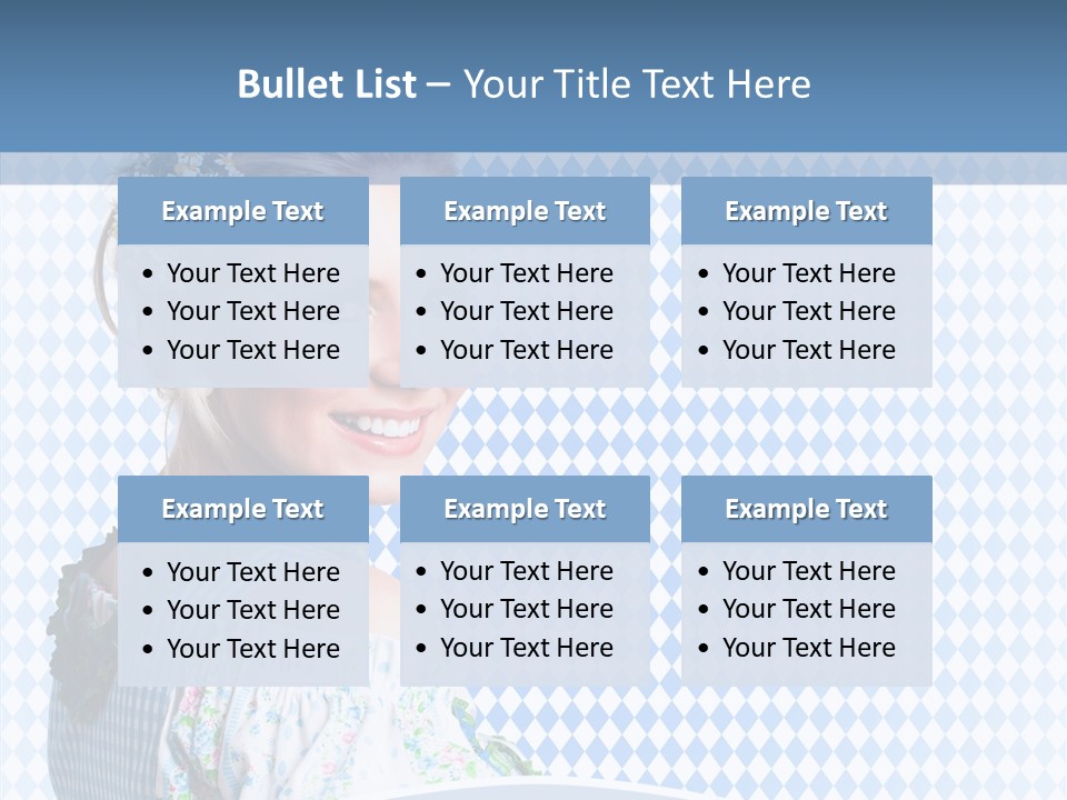 Kleid Frau Allg PowerPoint Template