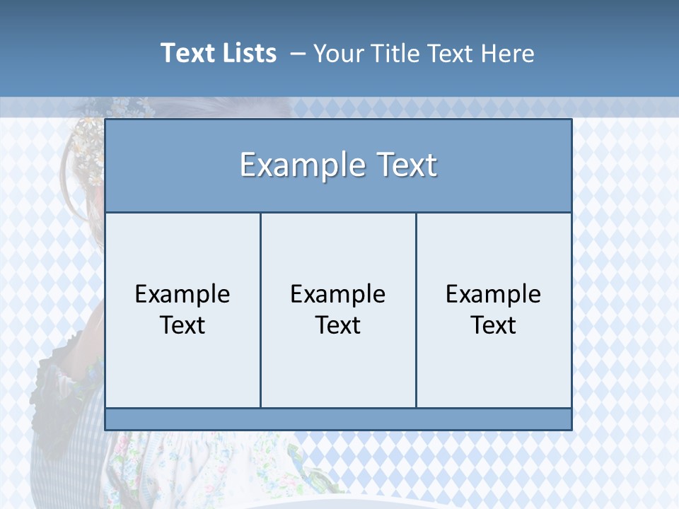Kleid Frau Allg PowerPoint Template