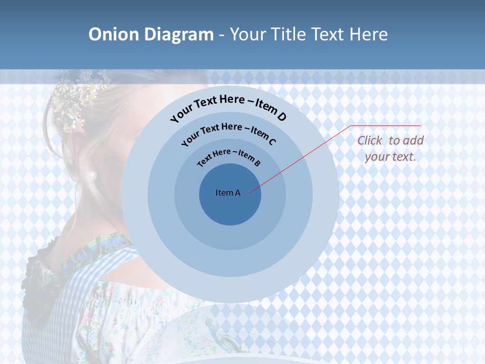 Kleid Frau Allg PowerPoint Template