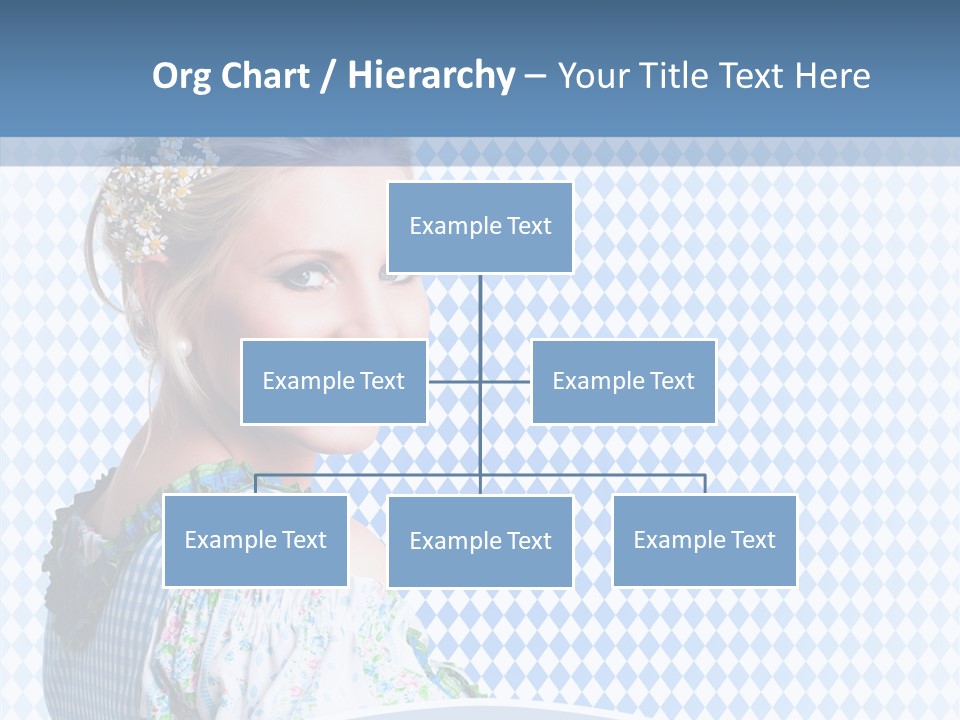 Kleid Frau Allg PowerPoint Template