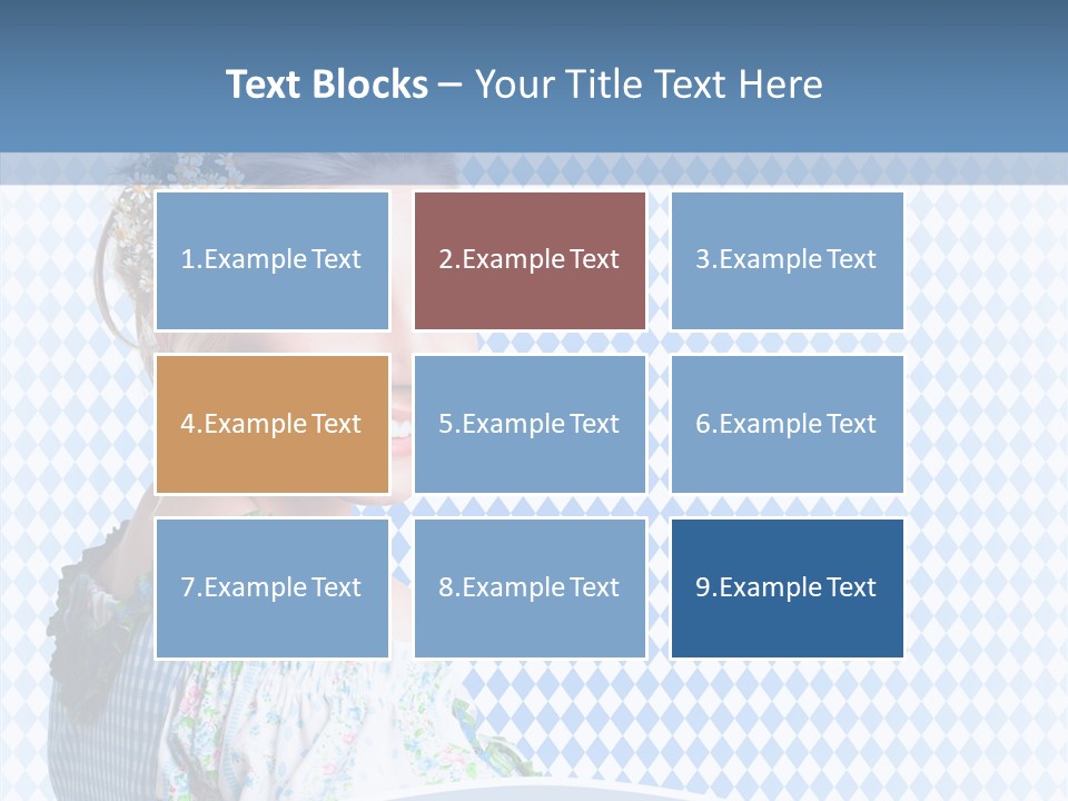 Kleid Frau Allg PowerPoint Template