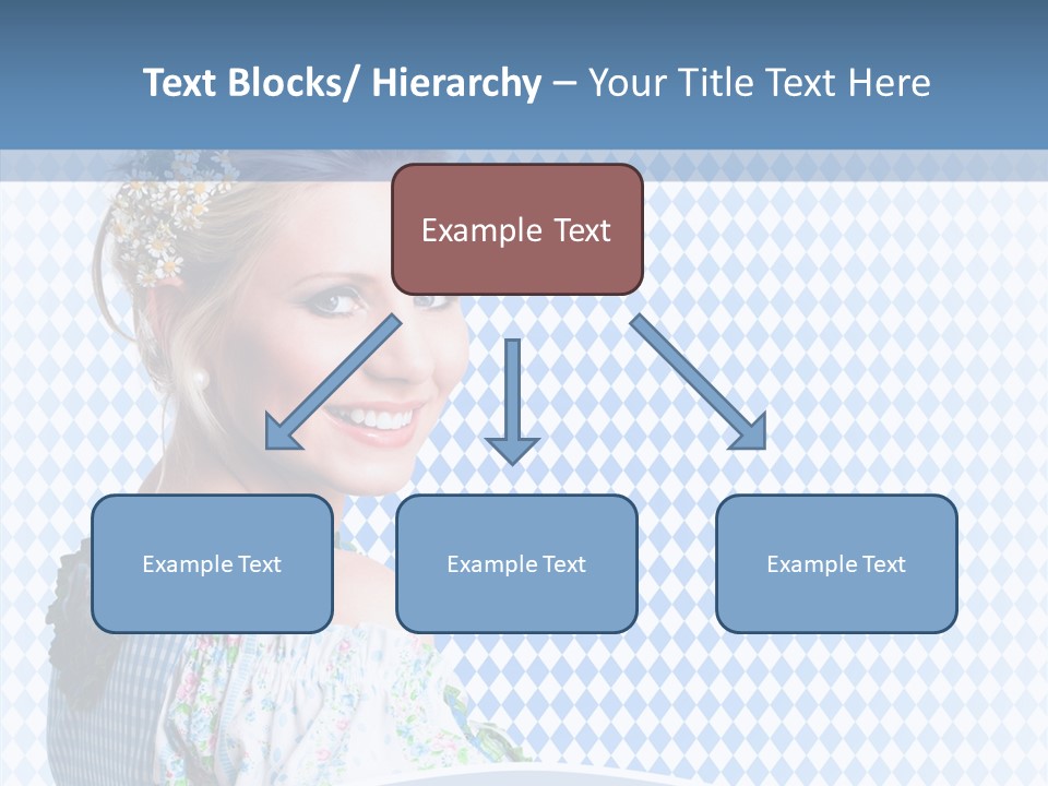 Kleid Frau Allg PowerPoint Template