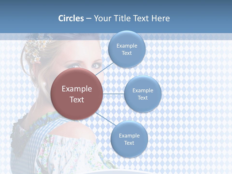 Kleid Frau Allg PowerPoint Template