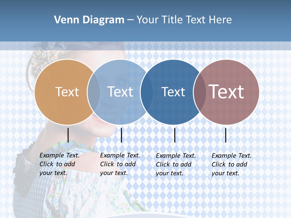 Kleid Frau Allg PowerPoint Template