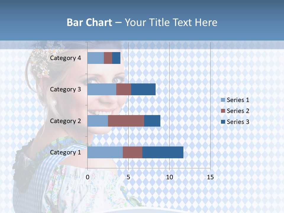 Kleid Frau Allg PowerPoint Template