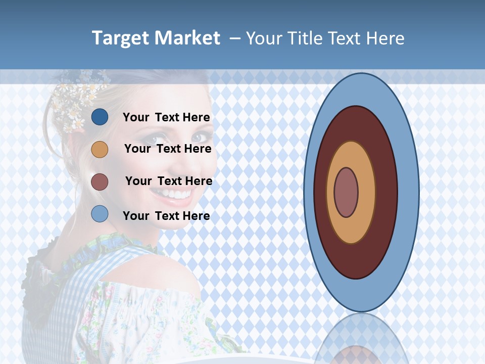 Kleid Frau Allg PowerPoint Template