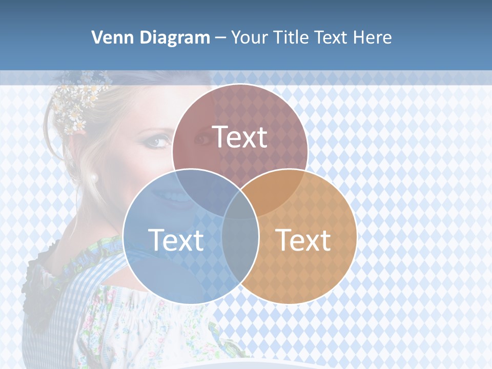 Kleid Frau Allg PowerPoint Template