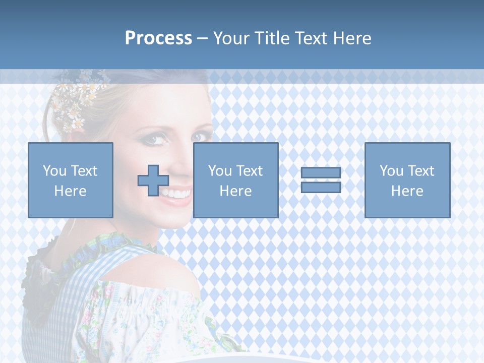 Kleid Frau Allg PowerPoint Template