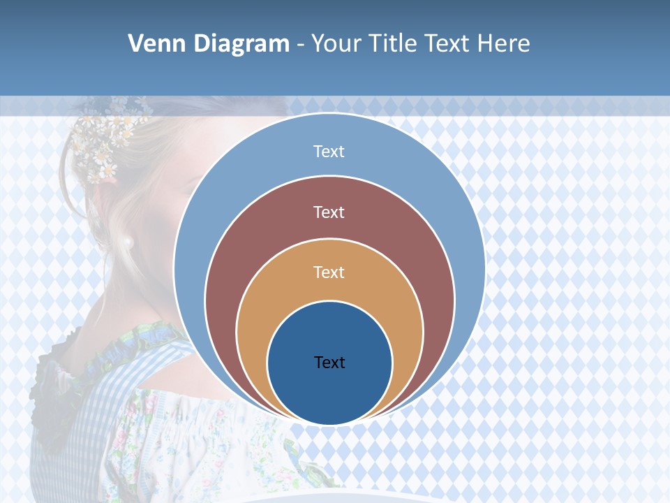 Kleid Frau Allg PowerPoint Template