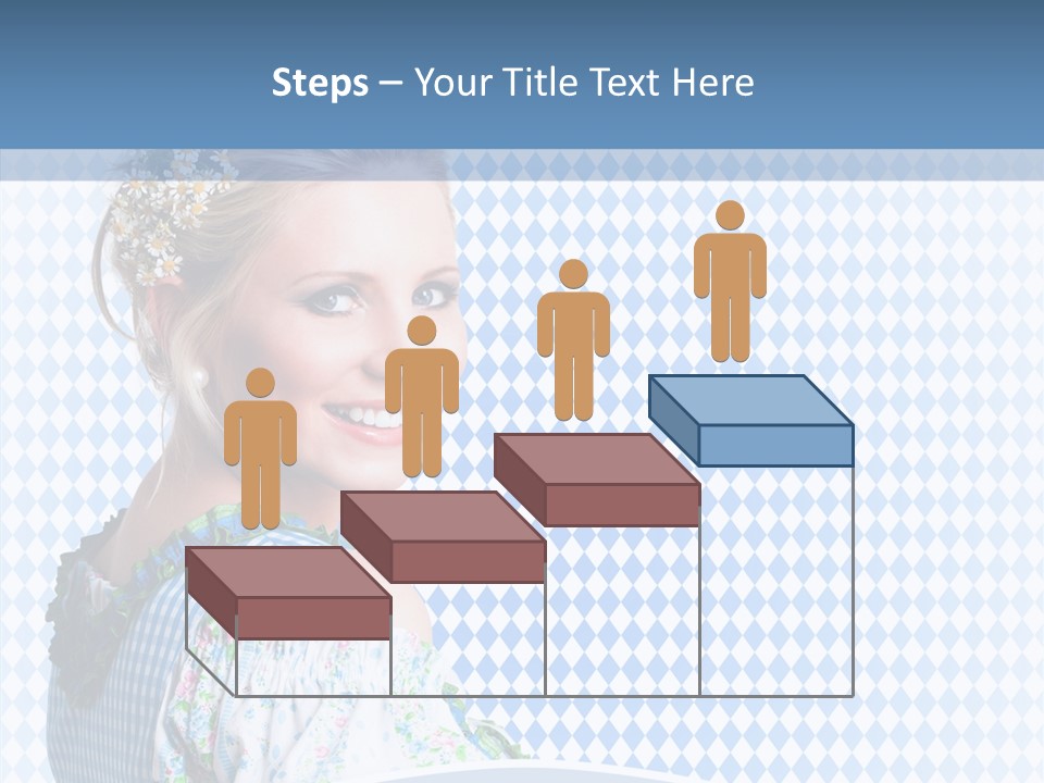 Kleid Frau Allg PowerPoint Template