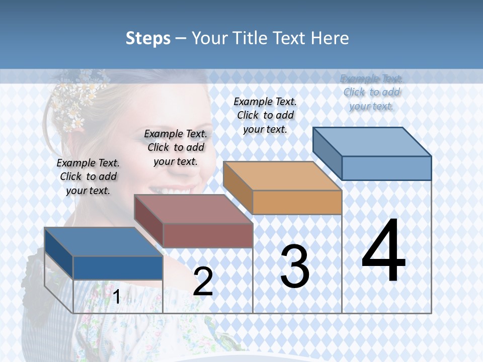 Kleid Frau Allg PowerPoint Template
