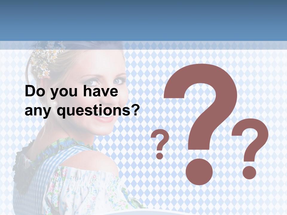 Kleid Frau Allg PowerPoint Template