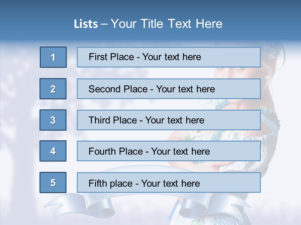 Tracht Trachtenkleid Blond PowerPoint Template