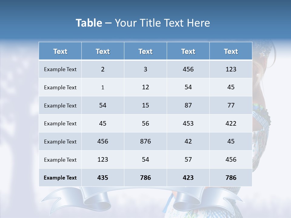 Tracht Trachtenkleid Blond PowerPoint Template