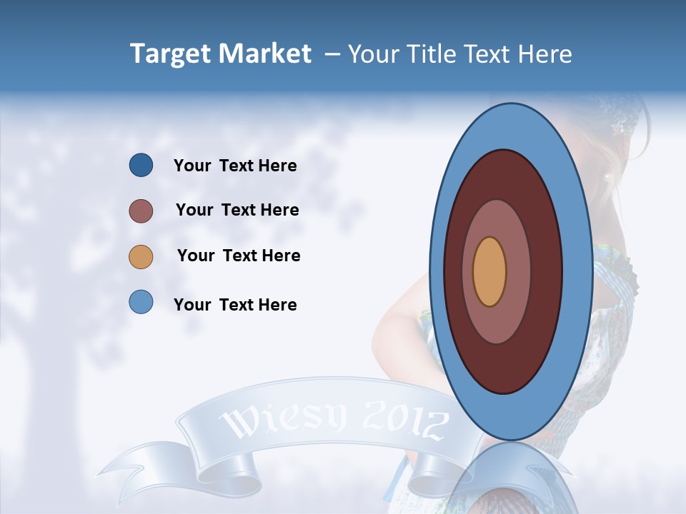 Tracht Trachtenkleid Blond PowerPoint Template