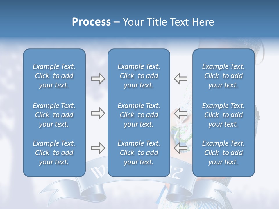 Tracht Trachtenkleid Blond PowerPoint Template