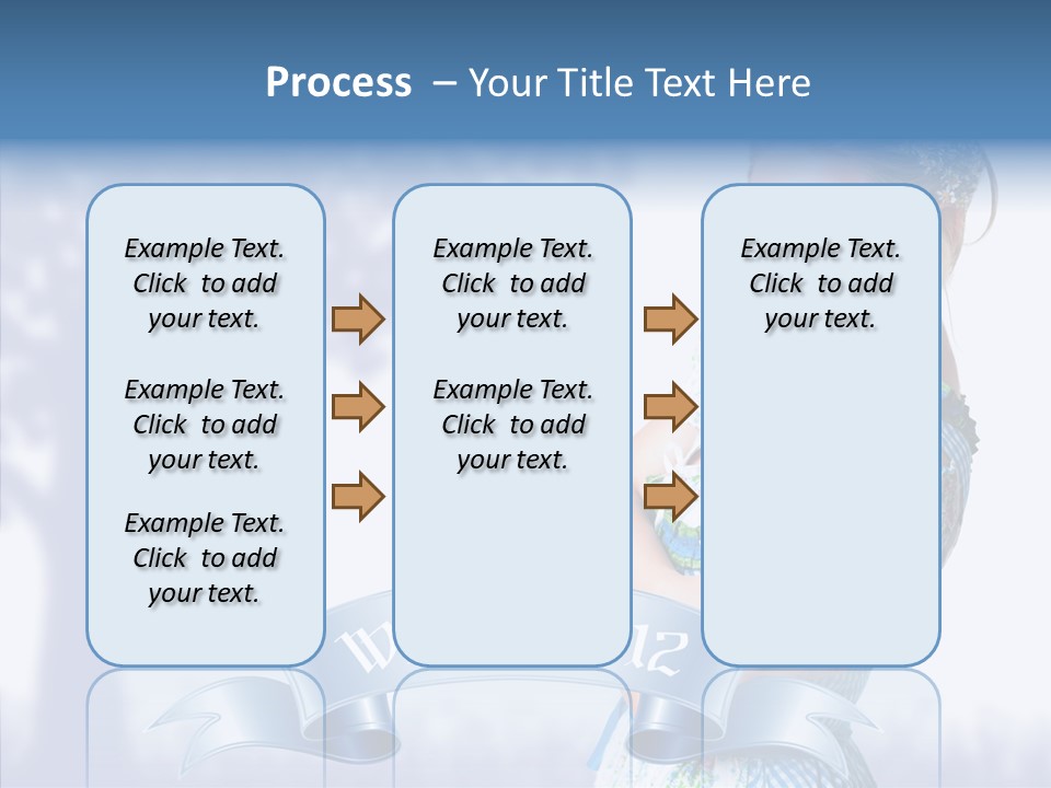 Tracht Trachtenkleid Blond PowerPoint Template