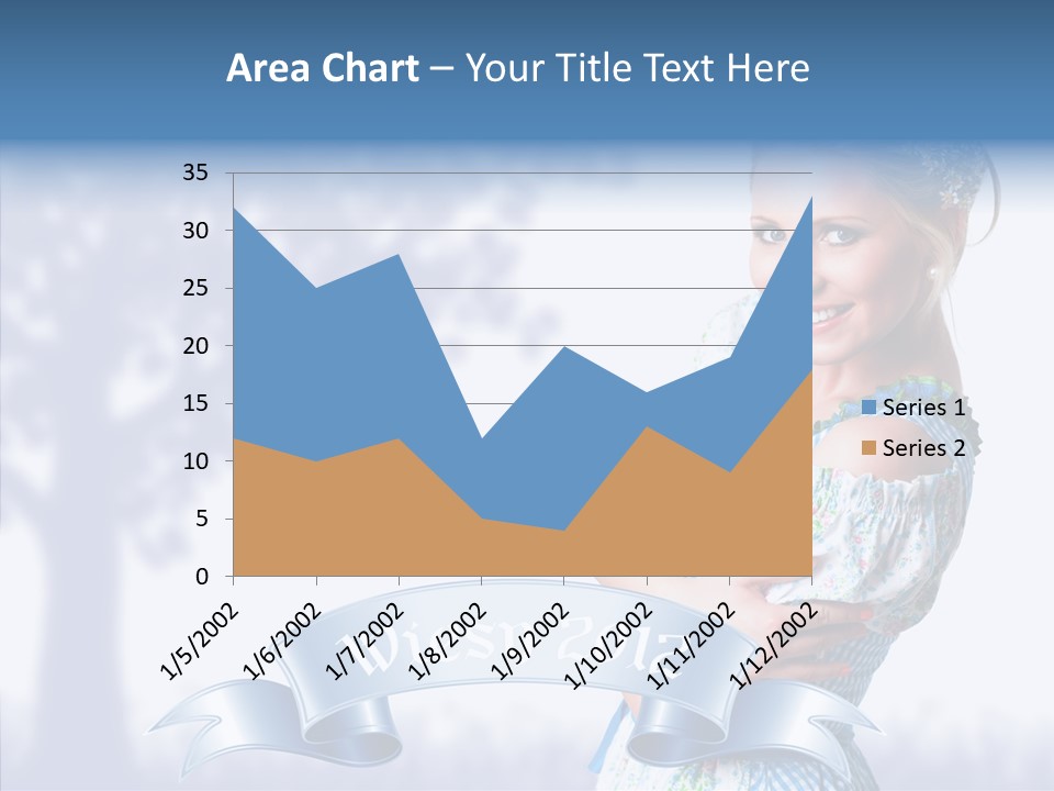 Tracht Trachtenkleid Blond PowerPoint Template