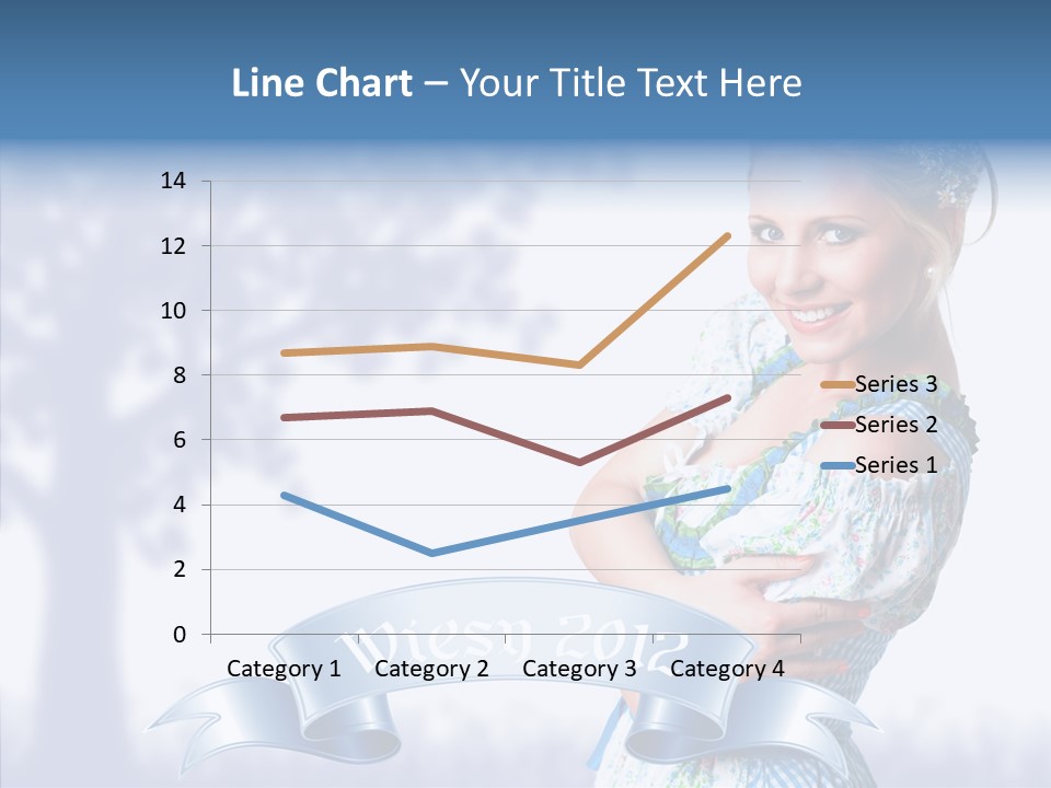 Tracht Trachtenkleid Blond PowerPoint Template