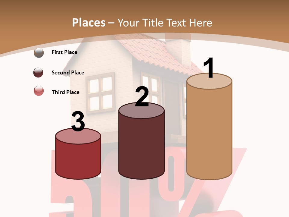 Architecture Saving Mortgage PowerPoint Template