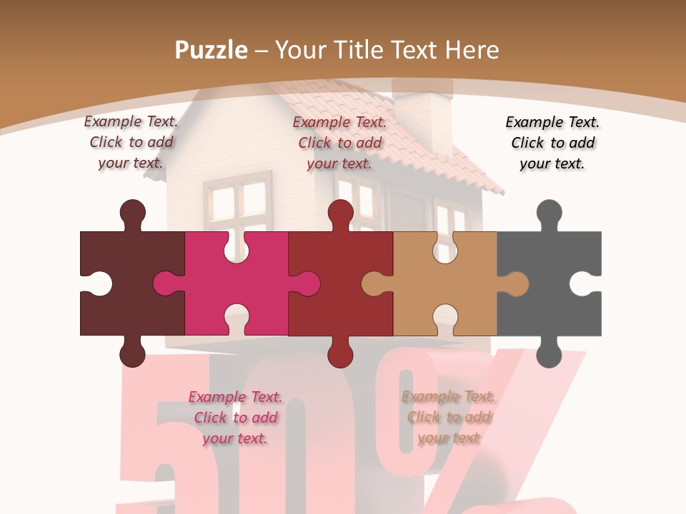 Architecture Saving Mortgage PowerPoint Template