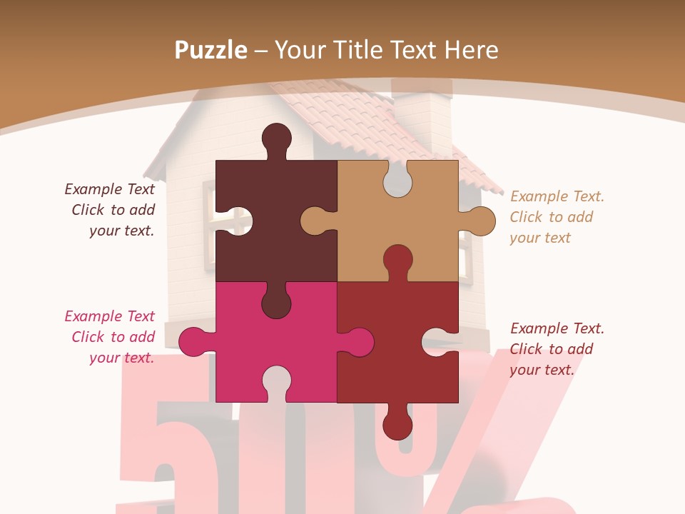 Architecture Saving Mortgage PowerPoint Template