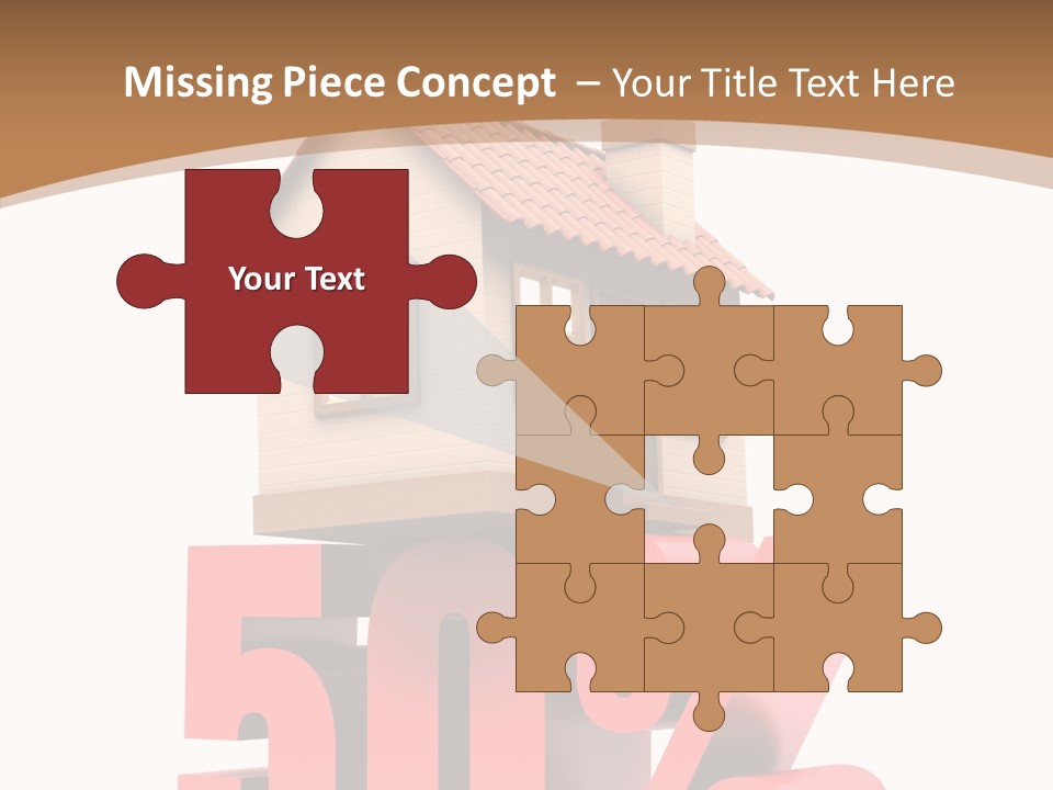 Architecture Saving Mortgage PowerPoint Template