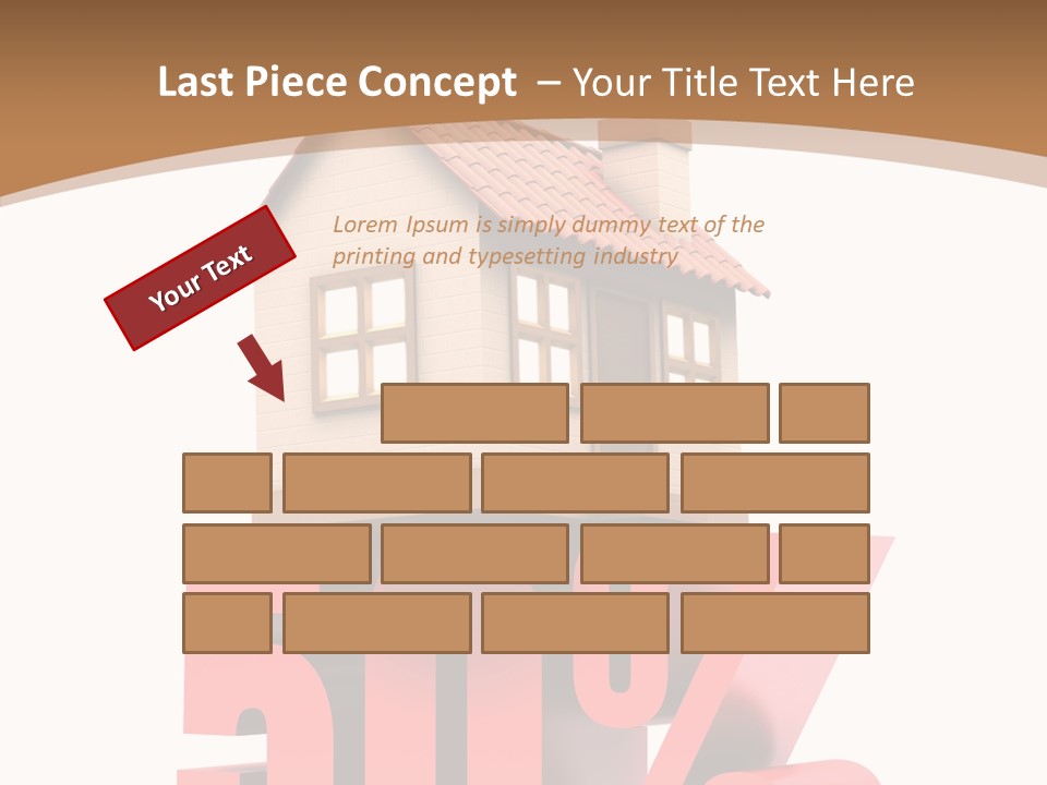 Architecture Saving Mortgage PowerPoint Template
