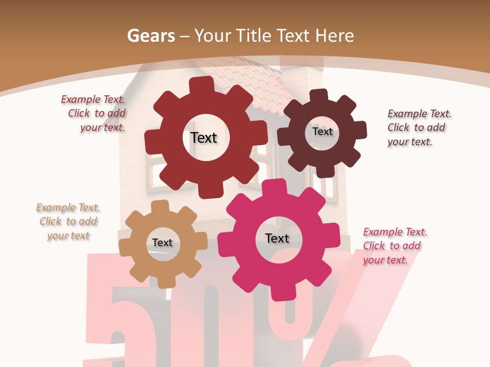 Architecture Saving Mortgage PowerPoint Template