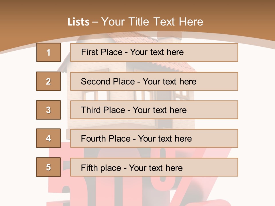 Architecture Saving Mortgage PowerPoint Template