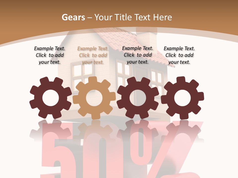 Architecture Saving Mortgage PowerPoint Template