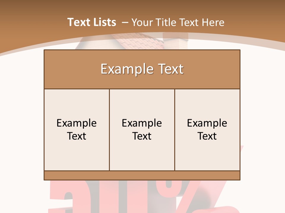 Architecture Saving Mortgage PowerPoint Template