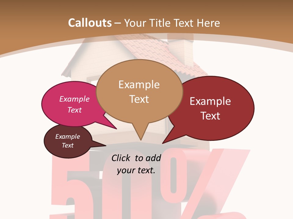 Architecture Saving Mortgage PowerPoint Template
