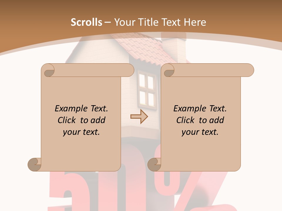 Architecture Saving Mortgage PowerPoint Template