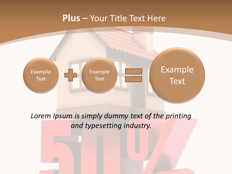 Architecture Saving Mortgage PowerPoint Template