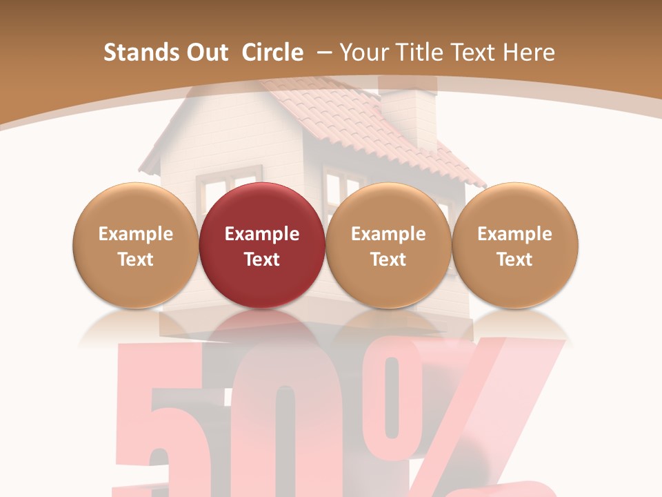 Architecture Saving Mortgage PowerPoint Template