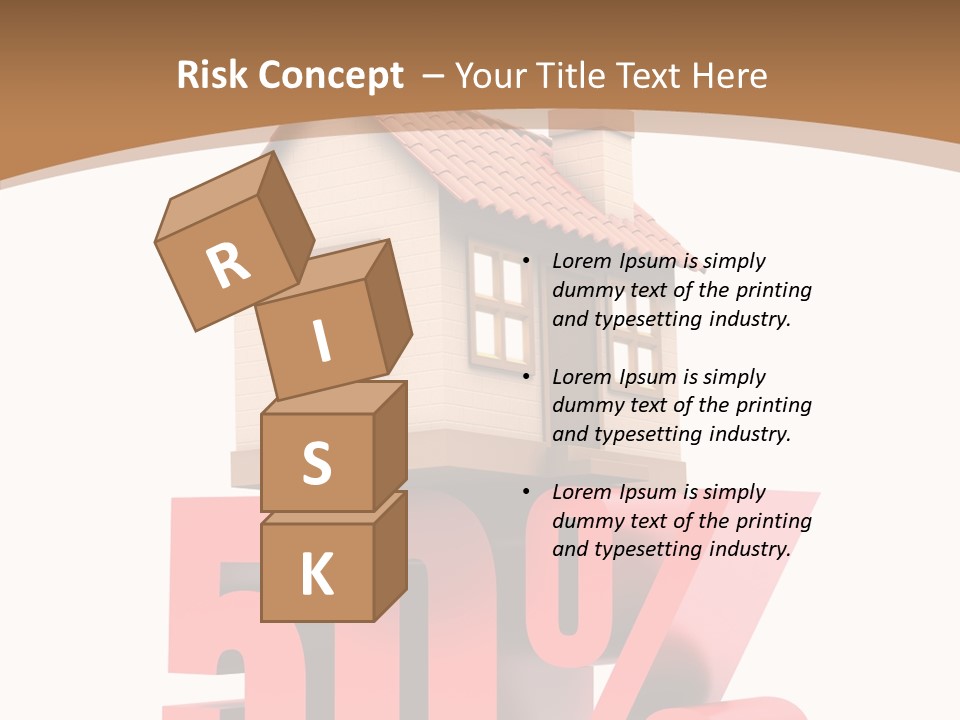 Architecture Saving Mortgage PowerPoint Template