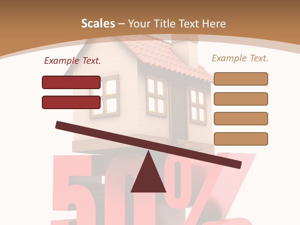 Architecture Saving Mortgage PowerPoint Template