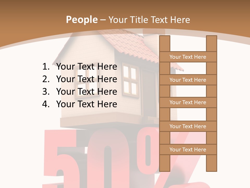 Architecture Saving Mortgage PowerPoint Template