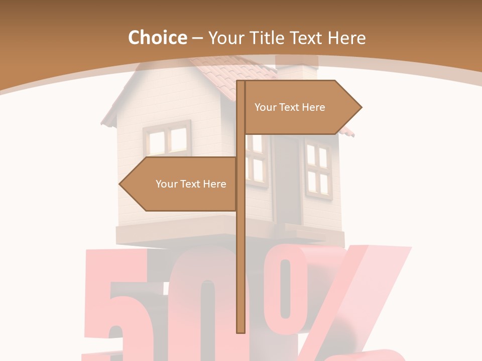 Architecture Saving Mortgage PowerPoint Template
