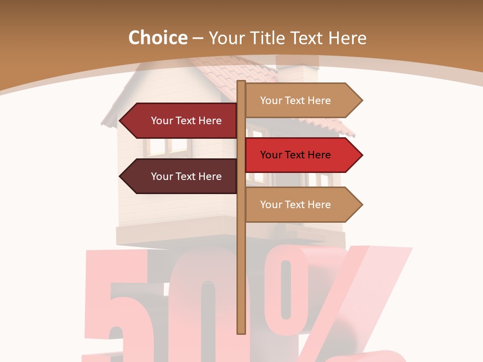 Architecture Saving Mortgage PowerPoint Template
